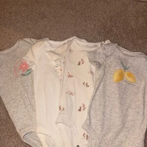 4-Pack Baby Onesies, Carter's, 3 Months